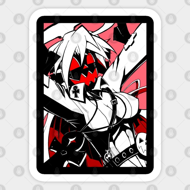 Guilty gear strive Jack O Valentine Sticker by Kams_store